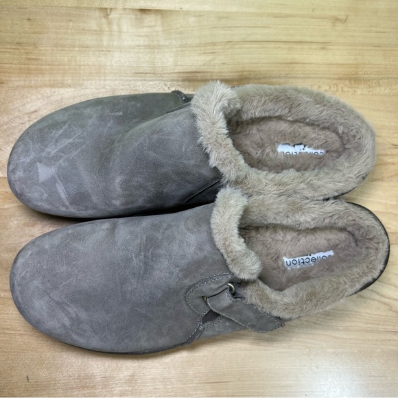 Clark’s Collection Roseville Clogs in Dark Taupe Leather size 9 - Picture 2 of 9